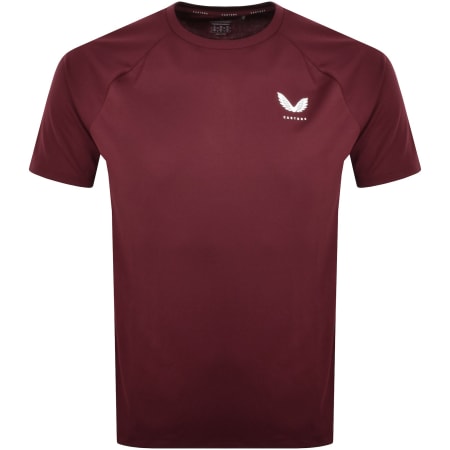 Product Image for Castore Short Sleeve T Shirt Burgundy