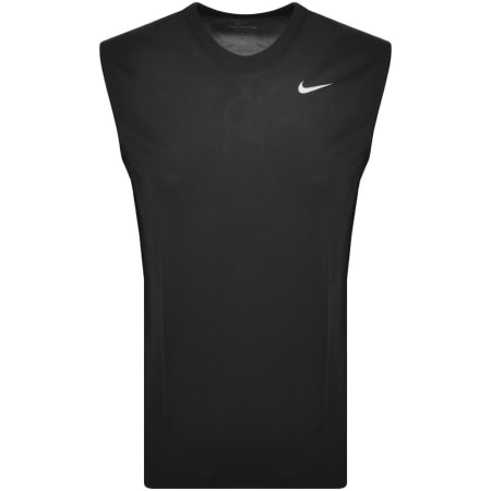 Product Image for Nike Training Dri Fit Logo Vest T Shirt Black