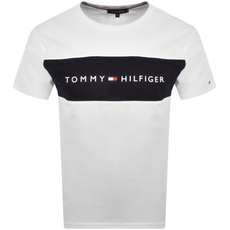 Product Image for Tommy Hilfiger Block Logo T Shirt White