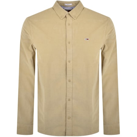 Product Image for Tommy Jeans Corduroy Regular Fit Shirt Beige