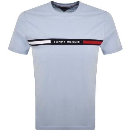 Product Image for Tommy Hilfiger Logo T Shirt Blue