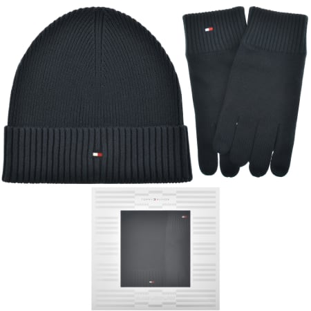 Product Image for Tommy Hilfiger Beanie And Gloves Gift Set Navy