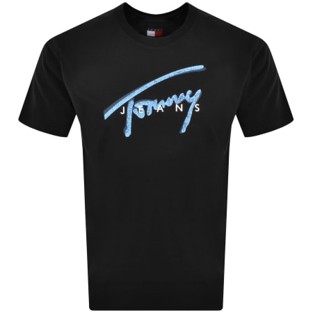 Product Image for Tommy Jeans Signature T Shirt Black