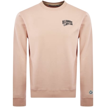 Product Image for Billionaire Boys Club Arch Logo Sweatshirt Pink