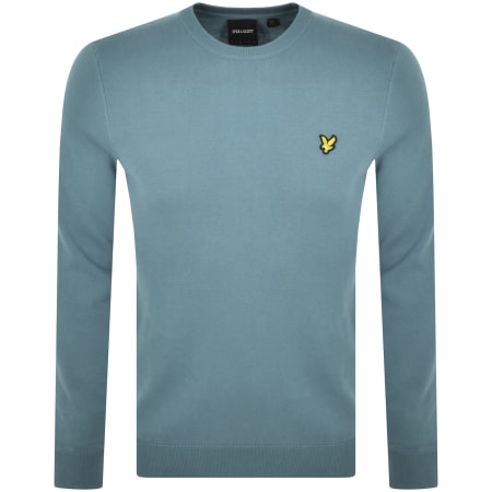 Product Image for Lyle And Scott Cotton Knitted Jumper Blue