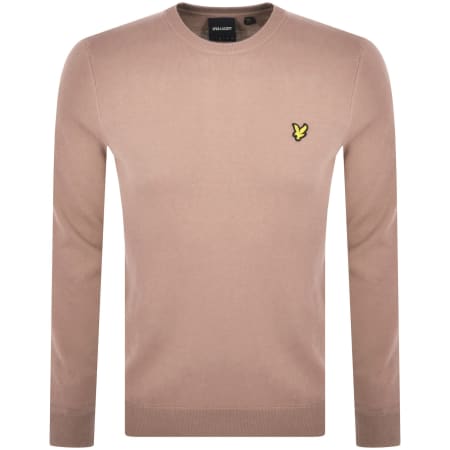 Product Image for Lyle And Scott Cotton Knitted Jumper Pink