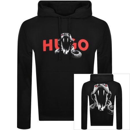Product Image for HUGO Dueleyo Hoodie Black