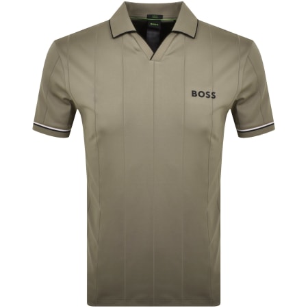 Product Image for BOSS Palle MB 2 Slim Fit Polo T Shirt Khaki