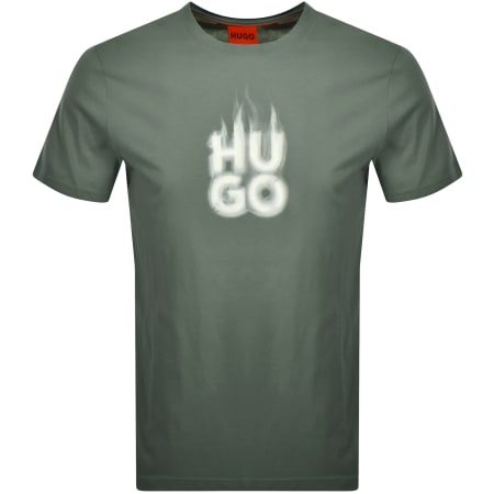 Product Image for HUGO Dalayer T Shirt Green