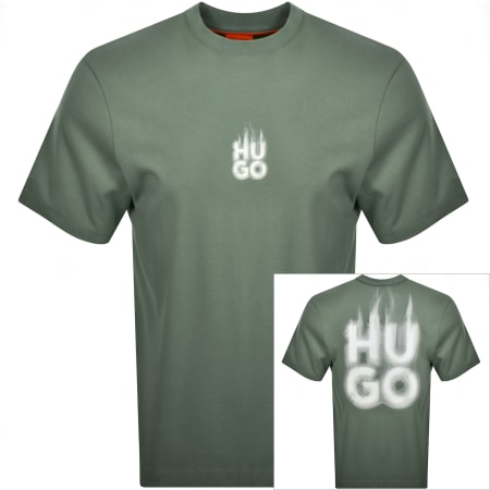 Product Image for HUGO Dalsar T Shirt Green