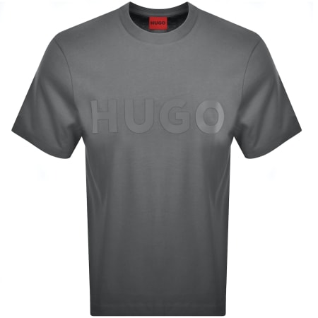 Product Image for HUGO Dinkee T Shirt Grey