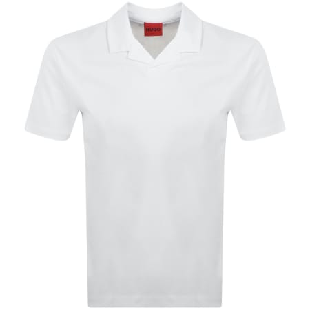 Product Image for HUGO Dimerspolo Slim Fit Polo T Shirt White
