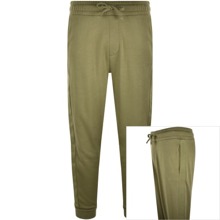 Product Image for HUGO Tonal Logo Joggers Green