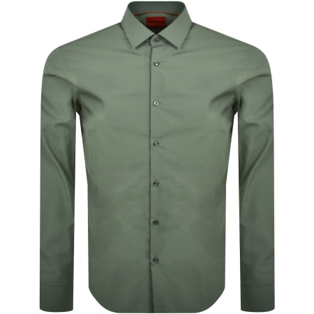 Product Image for HUGO Slim Fit Jenno Shirt Green