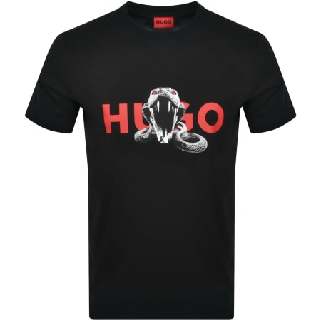 Product Image for HUGO Deyladec T Shirt Black