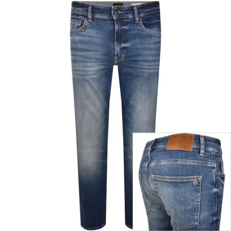 Product Image for BOSS Delaware Slim Fit Jeans Mid Wash Blue