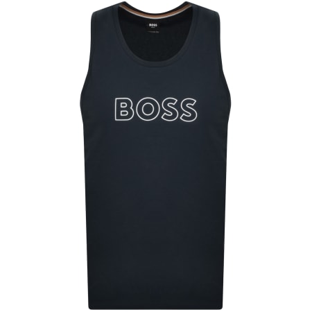 Product Image for BOSS Beach Logo Vest Navy