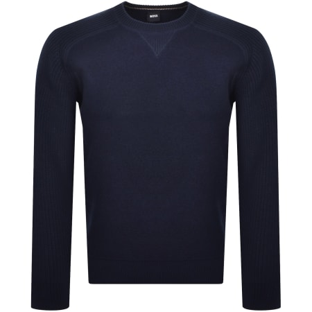 Product Image for BOSS Ematero Knit Jumper Navy