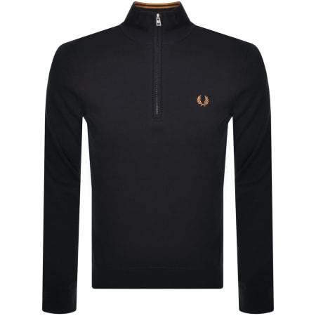 Product Image for Fred Perry Classic Half Zip Jumper Navy