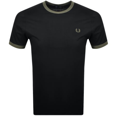 Product Image for Fred Perry Ringer T Shirt Black