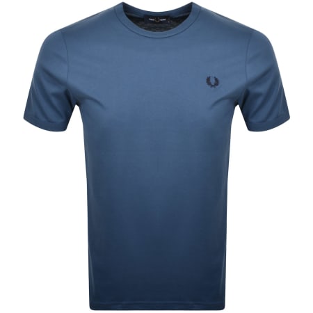 Product Image for Fred Perry Ringer T Shirt Blue