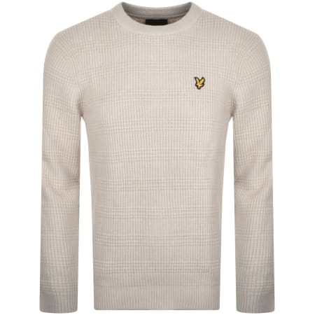 Product Image for Lyle And Scott Waffle Knit Jumper Cream