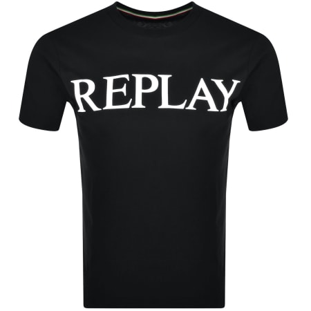 Product Image for Replay Logo T Shirt Black