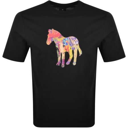 Product Image for Paul Smith Regular Fit Zebra T Shirt Black