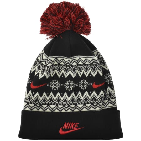 Product Image for Nike Fair Isle Knit Beanie Hat Black