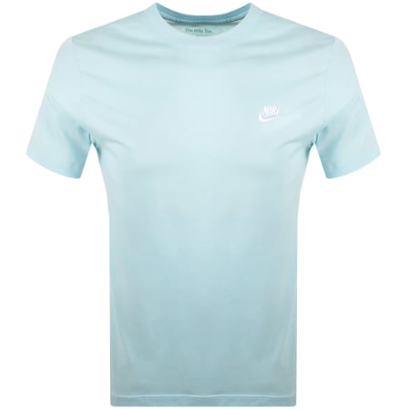 Product Image for Nike Crew Neck Club T Shirt Blue