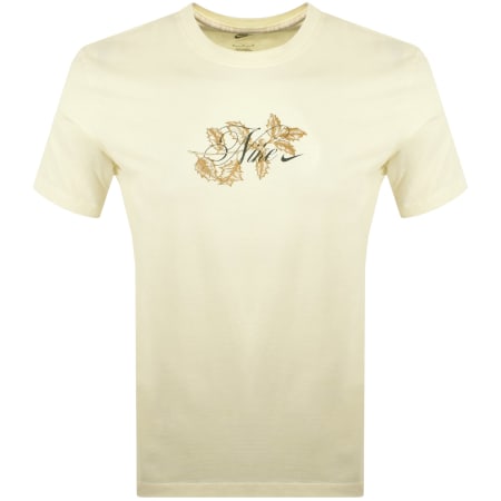 Product Image for Nike Sportswear Festive Logo T Shirt Coconut Milk