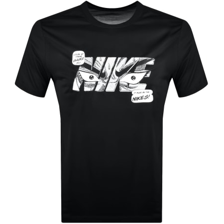 Product Image for Nike Training Logo Dri Fit T Shirt Black