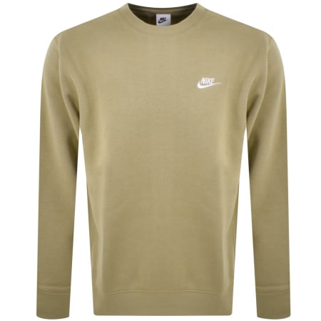 Product Image for Nike Crew Neck Club Sweatshirt Khaki