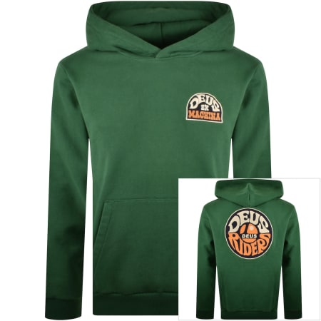 Product Image for Deus Ex Machina Riders Friend Hoodie Green