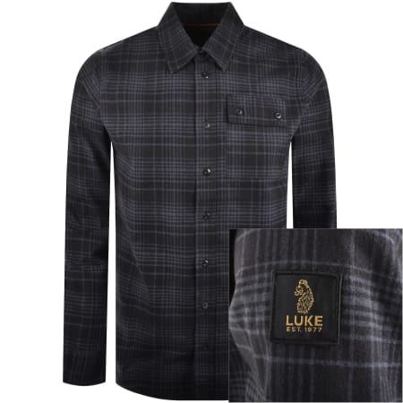 Product Image for Luke 1977 Eightoaks Checked Shirt Black
