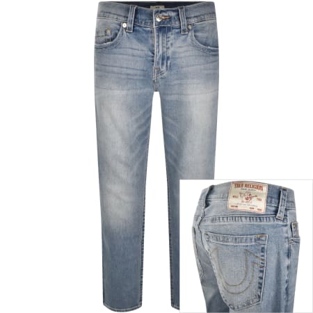 Product Image for True Religion Rocco Mid Wash Relaxed Skinny Jeans