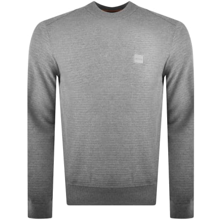 Product Image for BOSS Anion Knit Jumper Grey