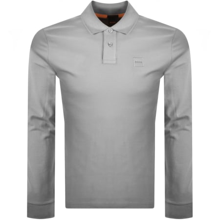 Product Image for BOSS Passerby Slim Fit Polo T Shirt Grey