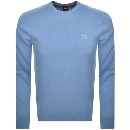 Recommended Product Image for BOSS Kanovano Knit Jumper Blue