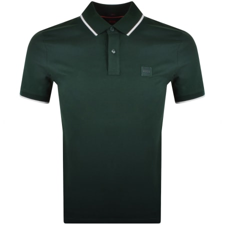 Product Image for BOSS Passertip Slim Fit Polo T Shirt Green