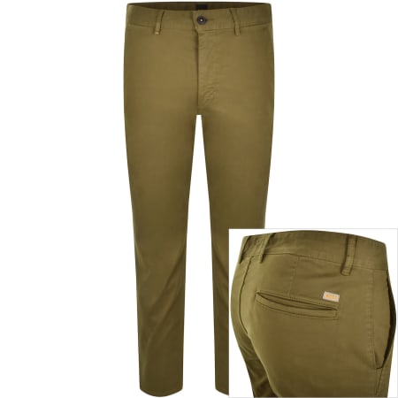 Product Image for BOSS Slim Fit Chinos Green