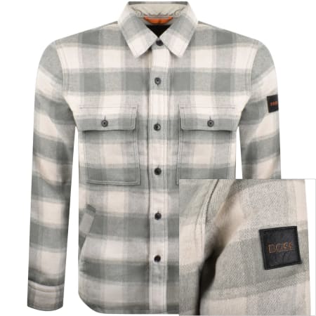 Product Image for BOSS Lassie M Overshirt Beige