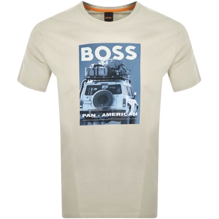 Product Image for BOSS Te Mextour T Shirt Beige