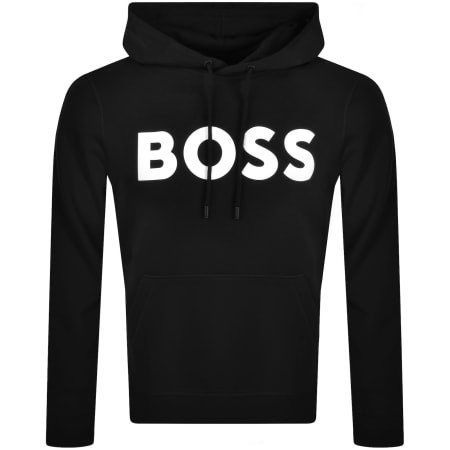 Product Image for BOSS We Basic Logo Hoodie Black