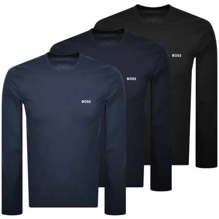 Product Image for BOSS 3 Pack Long Sleeve T Shirts