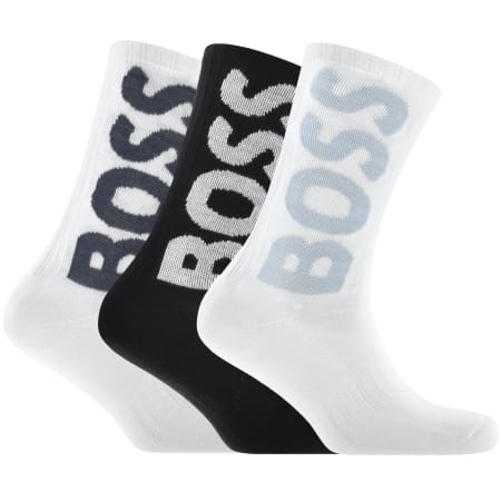 Product Image for BOSS 3 Pack Logo Socks