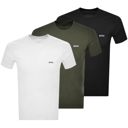 Product Image for BOSS 3 Pack Crew Neck T Shirts