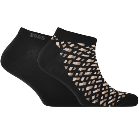 Product Image for BOSS 2 Pack Monogram Ankle Socks