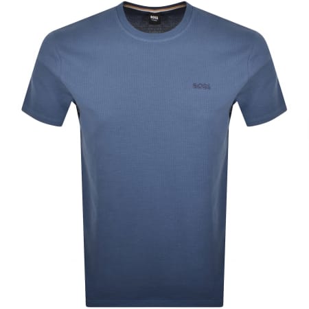Product Image for BOSS Waffle T Shirt Blue