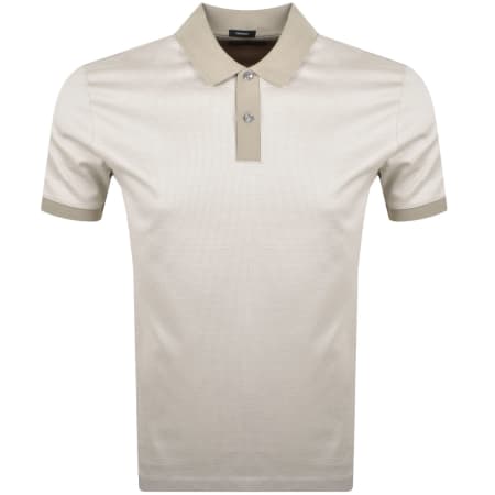 Product Image for BOSS H Parlay 432 Mercerised Polo T Shirt Beige